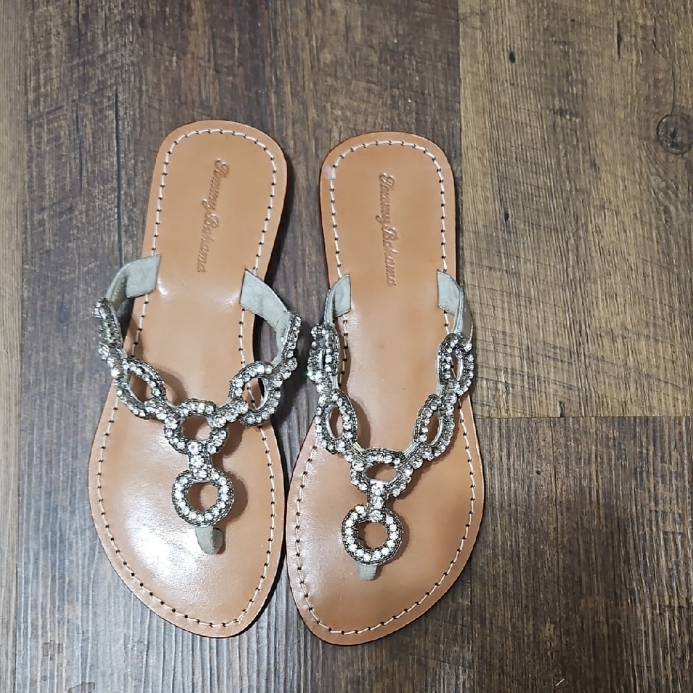 Tommy Bahama Crystal Sandals 9